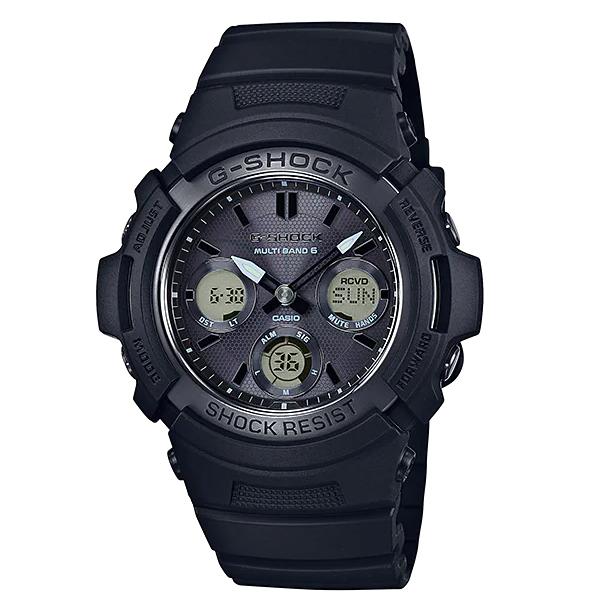 G-SHOCK Gショック ジーショック AWG-100 M100 カシオ CASIO 電波 ソーラー アナデジ 腕時計 オールブラック AWG-M100SBB-1AJF 国内正規モデル