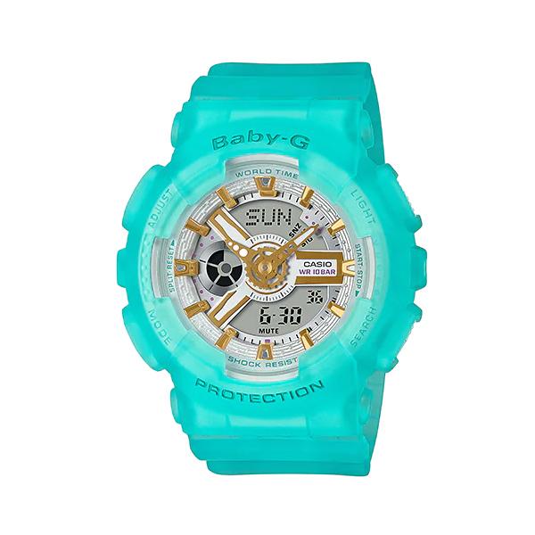 カシオ 腕時計 BABY-G ベビージー BA-110SC-2AJF ブルー BABY-G ベビーG ベビージー Sea Glass Colors シリーズ カシオ