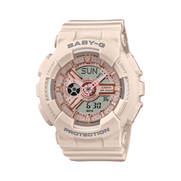 BABY-G ベビーG ベビージー BA-110 日本未発売モデル カシオ CASIO アナデジ 腕時計 ベージュピンク BA-110XCP-4A 逆輸入海外モデル