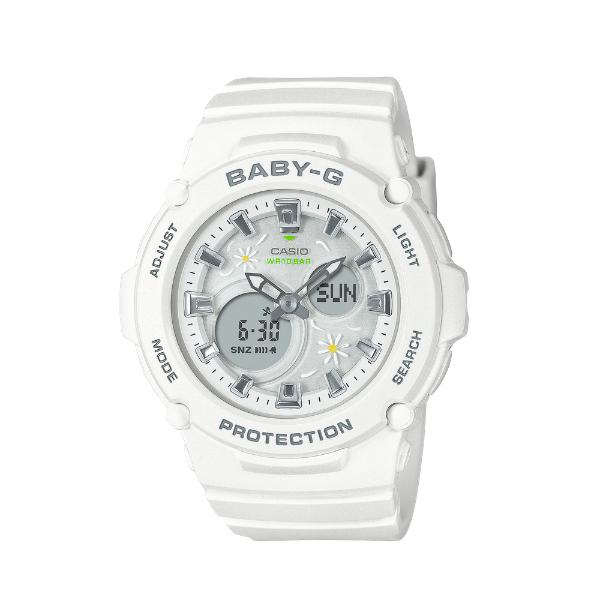 Casio BABY-G BGA-270FL-7AJF ホワイト daisy BABY-G ベビーG ベビージー デイジー・モチーフ カシオ CASIO アナデジ