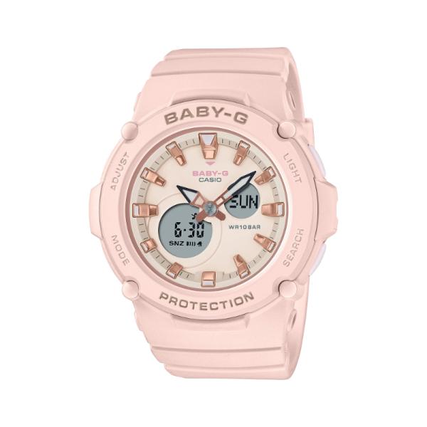 BABY-G ベビーG ベビージー くすみカラー アースカラー カシオ CASIO アナデジ 腕時計 ピンクベージュ BGA-275-4A 逆輸入海外モデル
