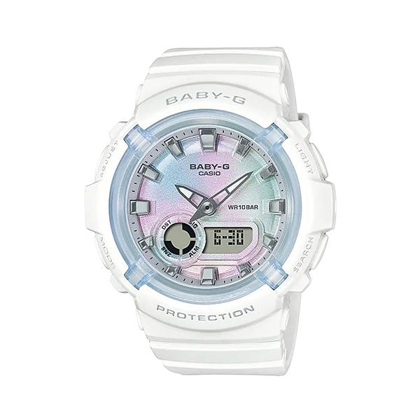BABY-G ベビーG ベビージー BGA-280 シリーズ カシオ CASIO アナデジ 腕時計 ホワイト ピンク ブルー BGA-280-7AJF 国内モデル