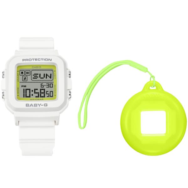 BABY-G ベビーG ベビージー レディース BABY-G＋PLUS ベビーG プラス 限定 カシオ CASIO デジタル 腕時計 ホワイト イエロー BGD-10K-7 逆輸入海外モデル