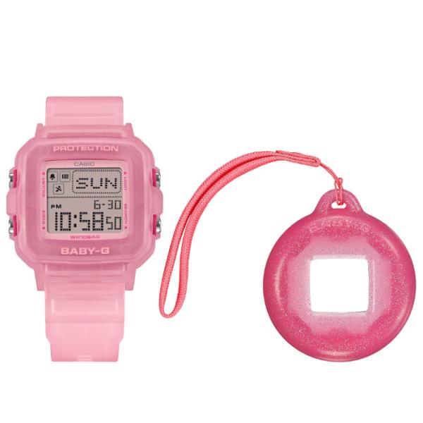 BABY-G ベビージー レディース BABY-G＋PLUS ベビーG プラス ストラップ付専用ホルダー カシオ CASIO デジタル 腕時計 ピンク BGD-10KG-4JR 国内正規モデル