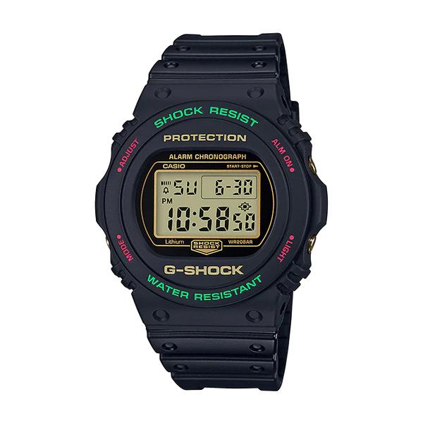 G-SHOCK Gショック スティングモデル Throwback 1990s カシオ デジタル 腕時計 ブラック グリーン レッド クリスマスカラー  復刻 DW-5700TH-1 逆輸入海外モデル