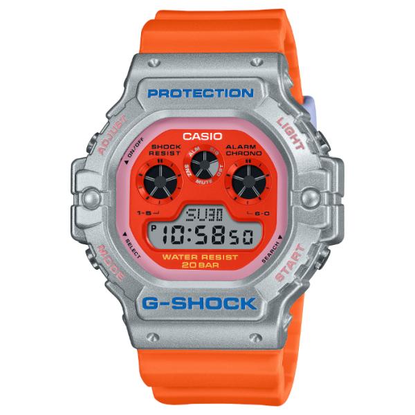 G-SHOCK Gショック Euphoria ユーフォリア シリーズ 三つ目 カシオ CASIO デジタル 腕時計 オレンジ シルバー DW-5900EU-8A4 逆輸入海外モデル