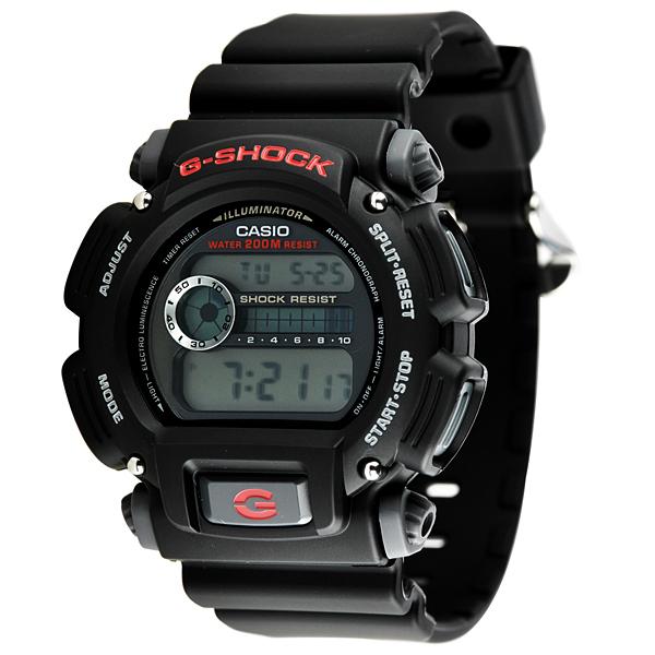 G-SHOCK Gショック ジーショック ベーシック 国内未発売モデル カシオ CASIO デジタル 腕時計 ブラック DW-9052-1  逆輸入海外モデル