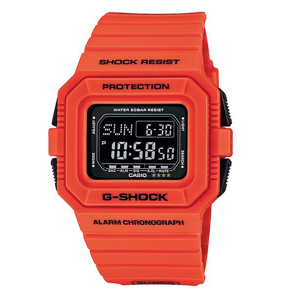 G-SHOCK Gショック ジーショック レスキューオレンジ 限定モデル 逆輸入海外モデル カシオ CASIO デジタル 腕時計 オレンジ  DW-D5500MR-4