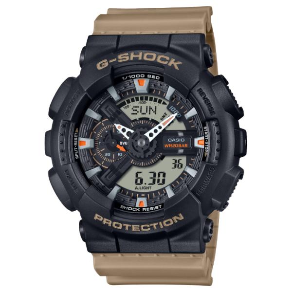 G-SHOCK Gショック Two tone utility colors ツートンユーティリティカラー カシオ CASIO アナデジ 腕時計 カーキ GA-110TU-1A5 逆輸入海外モデル