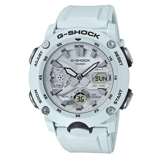 G-SHOCK Gショック ジーショック GA-2000 シリーズ カシオ CASIO アナデジ 腕時計 ホワイト シルバー モノトーン GA-2000S-7AJF 国内正規モデル