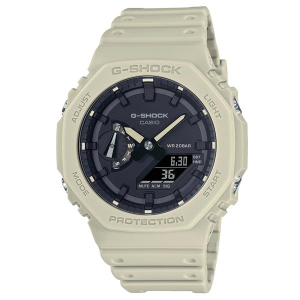 極美品】CASIO G-SHOCK GA-2100 ベージュ カシオーク-