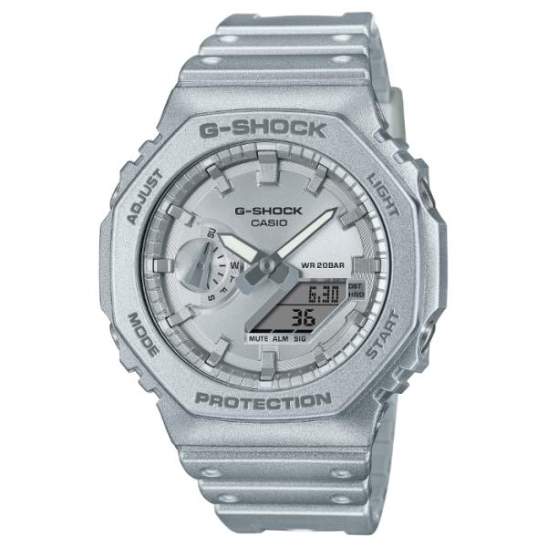 G-SHOCK デジタル腕時計 シルバー ステンレス　GA-2100　カシオーク G-SHOCK Gショック Forgotten future シリーズ カシオ CASIO