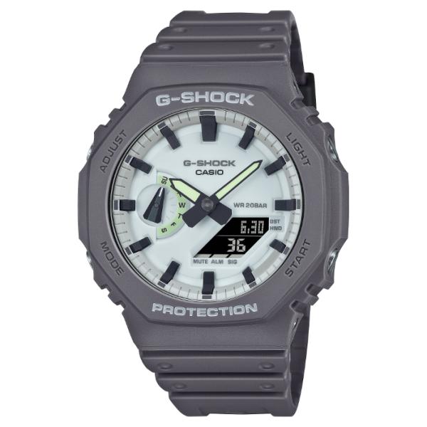 G-SHOCK Gショック ジーショック HIDDEN GLOW シリーズ カシオ CASIO アナデジ 腕時計 グレー ホワイト GA-2100HD-8AJF 国内正規モデル