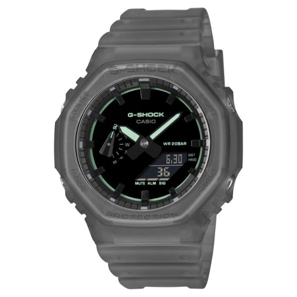 G-SHOCK Gショック  カシオ CASIO アナデジ 腕時計 ブラック スケルトン グリーン GA-2100K-1AJF 国内正規モデル