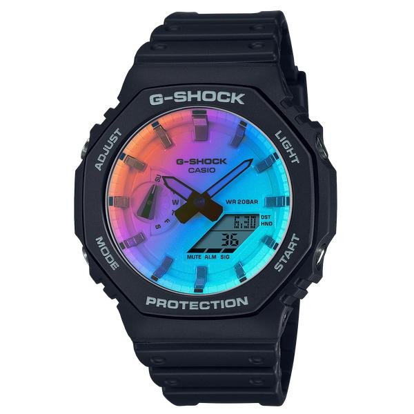 ⭐︎超美品⭐︎値下げ交渉有⭐︎ G-SHOCK GA-2100SR-1AJF ブラック G-SHOCK カシオーク Gショック 限定モデル イリデセントカラー カシオ