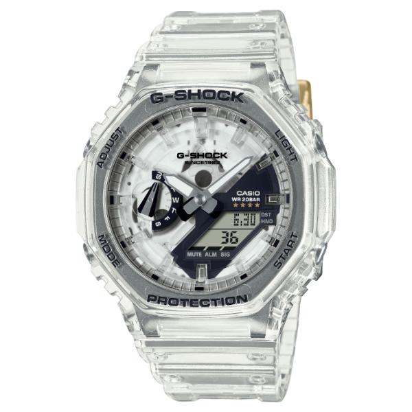 G-SHOCK Gショック 40周年 クリア リミックス エリック・ヘイズ 限定 カシオ CASIO アナデジ 腕時計 スケルトン GA-2140RX-7A 逆輸入海外モデル