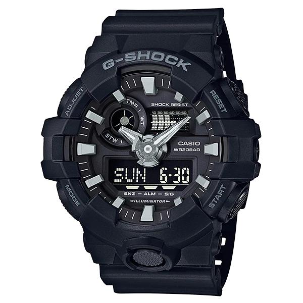 G-SHOCK Gショック ジーショック GA-700 シリーズ カシオ CASIO アナデジ 腕時計 ブラック GA-700-1BJF 国内正規モデル