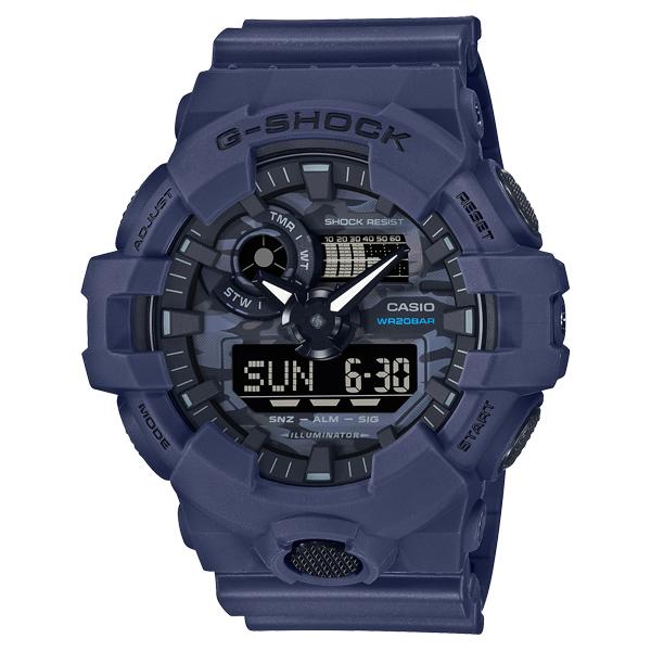 G-SHOCK Gショック GA-700 カシオ CASIO アナデジ 腕時計 ネイビー