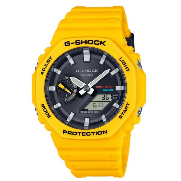 G-SHOCK Gショック スマートフォンリンク カシオ CASIO ソーラー アナデジ 腕時計 イエロー ブラック GA-B2100C-9A 逆輸入海外モデル