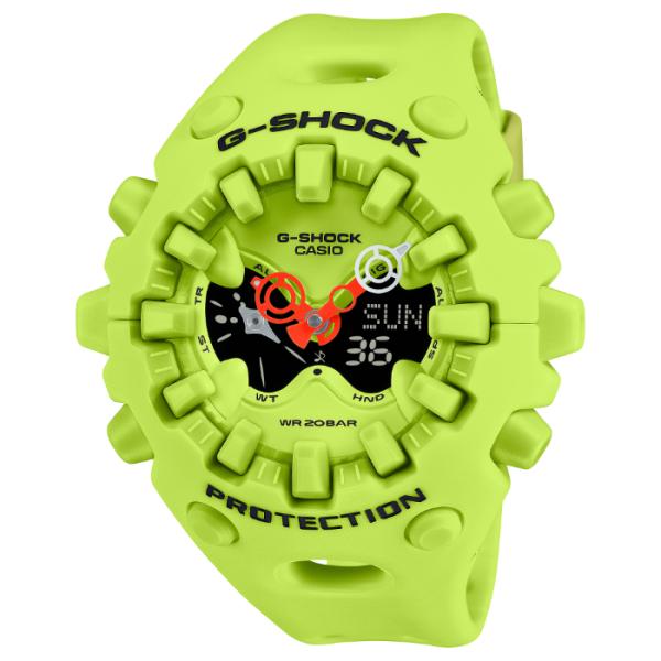 G-SHOCK Gショック GA-V01 シリーズ バンパーインデックス カシオ CASIO アナデジ 腕時計 イエロー GA-V01-9A 逆輸入海外モデル