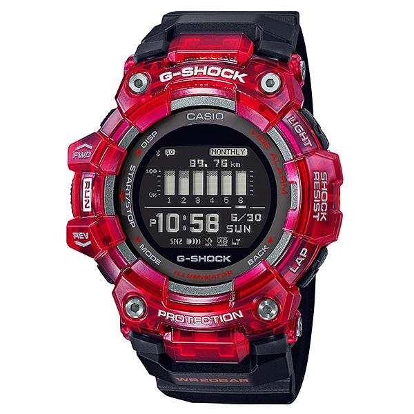 美品　CASIO/G-SHOCK　デジタル メンズ腕時計GBD-100SM-4 G-SQUAD G-SHOCK Gショック Gスクワッド スマートフォンリンク
