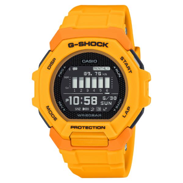 G-SHOCK Gショック G-SQUAD Gスクワッド スマートフォンリンク カシオ CASIO デジタル 腕時計 オレンジ ブラック GBD-300-9 逆輸入海外モデル