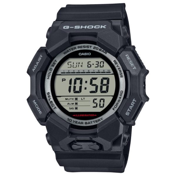 G-SHOCK Gショック GD-010シリーズ カシオ CASIO デジタル 腕時計 ブラック シルバー 10年バッテリー GD-010-1JF 国内正規モデル