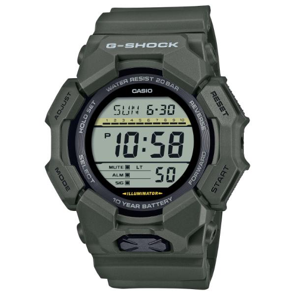G-SHOCK Gショック GD-010シリーズ カシオ CASIO デジタル 腕時計 カーキ ブラック 10年バッテリー GD-010-3JF 国内正規モデル