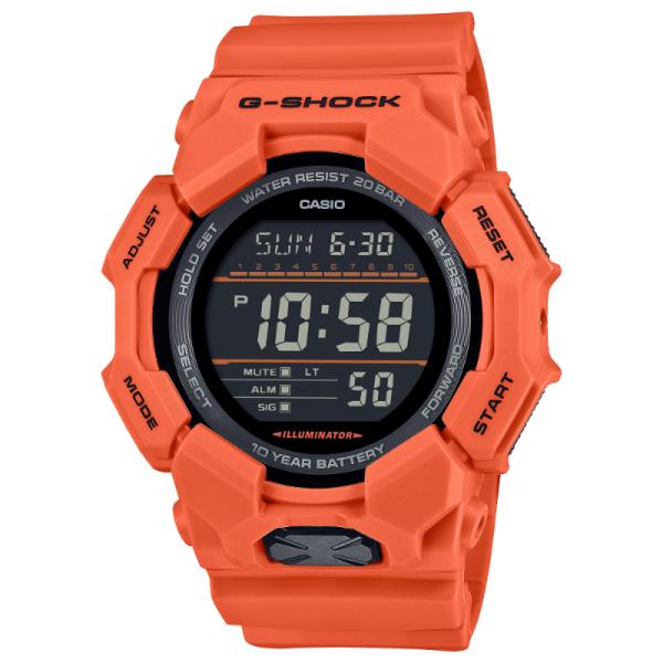 G-SHOCK Gショック GD-010シリーズ カシオ CASIO デジタル 腕時計 オレンジ ブラック 10年バッテリー GD-010-4JF 国内正規モデル