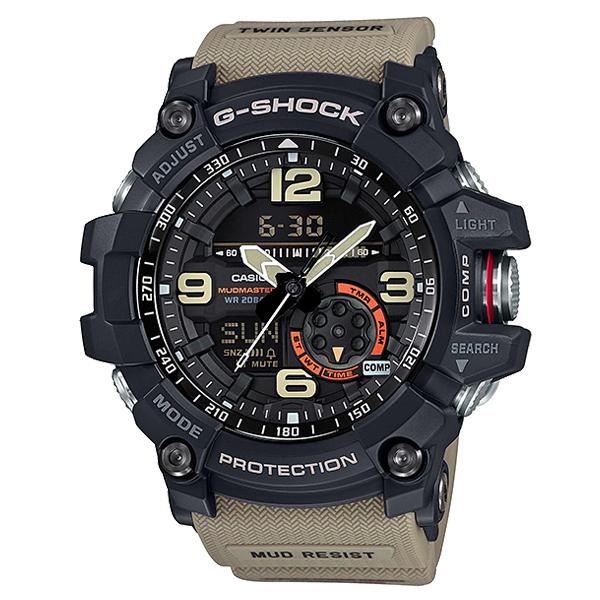 G-SHOCK Gショック マスターオブG MUDMASTER マッドマスターTwin Sensor カシオ CASIO アナデジ 腕時計 ベージュ GG-1000-1A5 逆輸入海外モデル