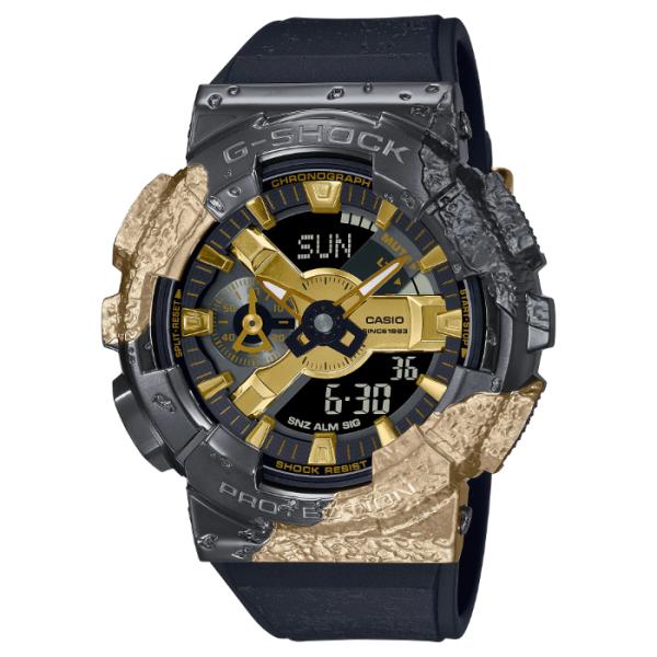 G-SHOCK Gショック アドヴェンチャラーズストーン  40周年 限定 カシオ CASIO アナデジ 腕時計 ブラック ゴールド GM-114GEM-1A9 逆輸入海外モデル