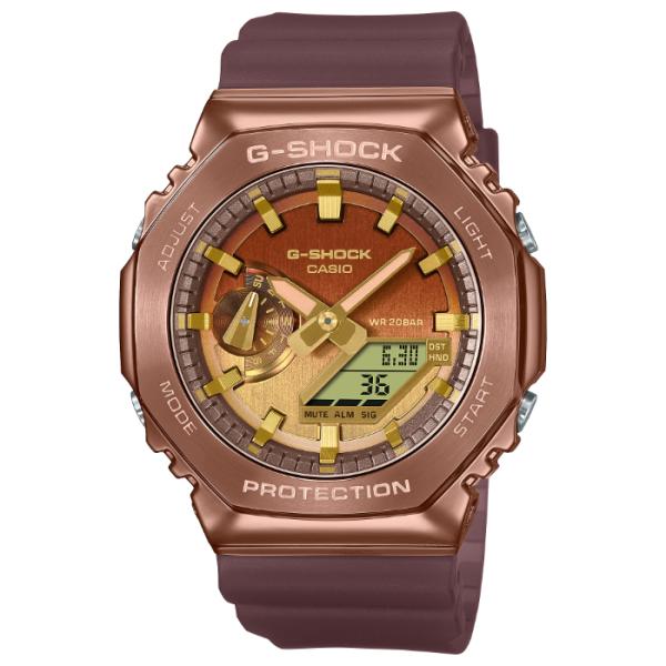 G-SHOCK Gショック クラッシーオフロード メタルカバード カシオ CASIO アナデジ 腕時計 ブラウン GM-2100CL-5A 逆輸入海外モデル