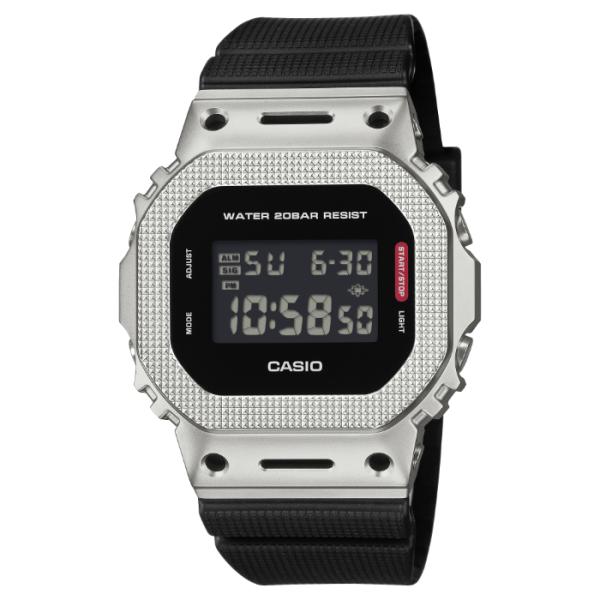 G-SHOCK Gショック ORIGIN カシオ CASIO デジタル 腕時計 ブラック シルバー チェッカリングパターン GM-5600M-1JF 国内正規モデル
