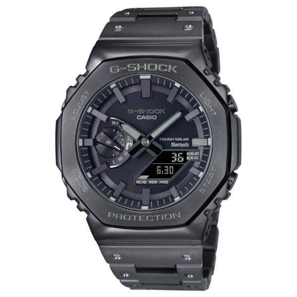 G-SHOCK Gショック スマートフォンリンク カシオ CASIO ソーラー アナデジ 腕時計 ブラック フルメタル GM-B2100BD-1A 逆輸入海外モデル