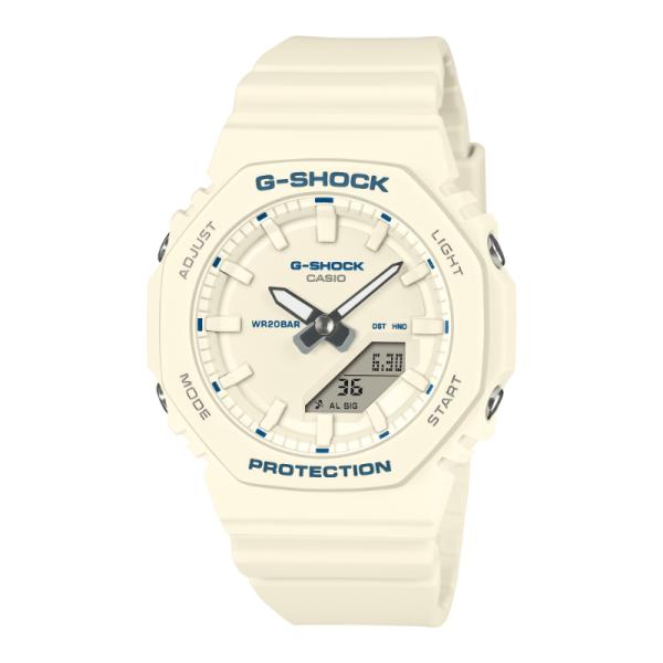 G-SHOCK Gショック レディース プチサイズ カシオ CASIO アナデジ 腕時計 ホワイト ブルー GMA-P2100BA-7AJF 国内正規モデル