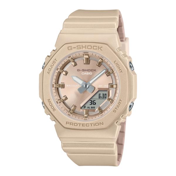 G-SHOCK Gショック レディース プチサイズ カシオ CASIO アナデジ 腕時計 ベージュ 偏光パール GMA-P2100ST-9AJF 国内正規モデル