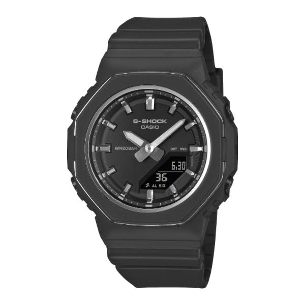 G-SHOCK Gショック プチサイズ レディース カシオ CASIO アナデジ 腕時計 ブラック ブラック シルバー GMA-P2110-1AJF 国内正規モデル