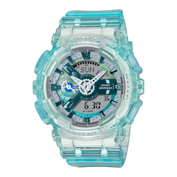 G-SHOCK Gショック Sシリーズ ミドルサイズ レディース WEB限定 カシオ CASIO アナデジ 腕時計 ブルー スケルトン GMA-S110VW-2A 逆輸入海外モデル