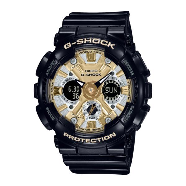 G-SHOCK Gショック Sシリーズ WEB限定カラー カシオ CASIO アナデジ 腕時計 ブラック ゴールド GMA-S120GB-1A 逆輸入海外モデル