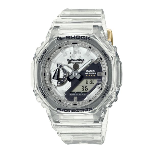 Gショック Sシリーズ ミドルサイズ 40周年 クリア リミックス 限定 カシオ CASIO アナデジ 腕時計 スケルトン GMA-S2140RX-7A 逆輸入海外モデル