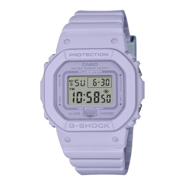 G-SHOCK Gショック Sシリーズ ミドルサイズ カシオ CASIO デジタル 腕時計 パープル パステル ダスティライラック GMD-S5600BA-6JF 国内正規モデル
