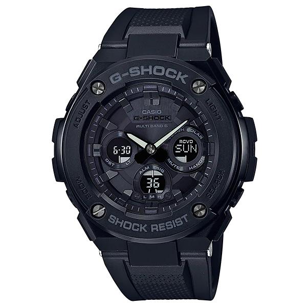 【お得品】G-SHOCK GST-W300G-1A1JF 電波ソーラー　ブラック G-STEEL G-SHOCK Gショック Gスチール カシオ CASIO 電波 ソーラー