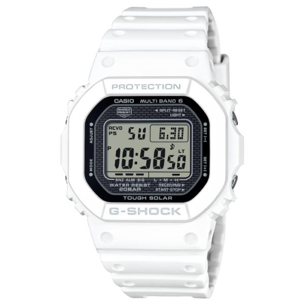 G-SHOCK Gショック 日本製 GW-5000 モノトーンカラー カシオ ソーラー電波 デジタル 腕時計 ホワイト ブラック GW-5000HS-7