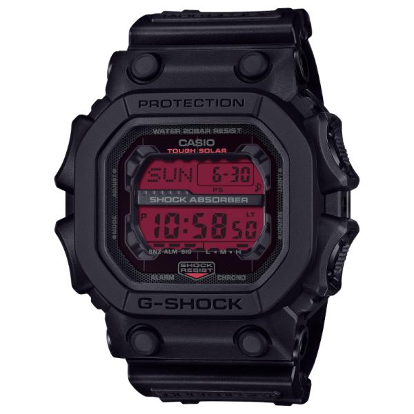 G-SHOCK Gショック GXWシリーズ カシオ CASIO ソーラー デジタル 腕時計 ブラック レッド GX-56BBR-1 逆輸入海外モデル