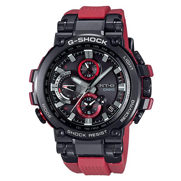 美品。カシオ　G-SHOCK MTG-B1000B-1A4JF レッド 110 Series 正規品 カシオ Gショック レッド GA-100B-4AJF CASIO