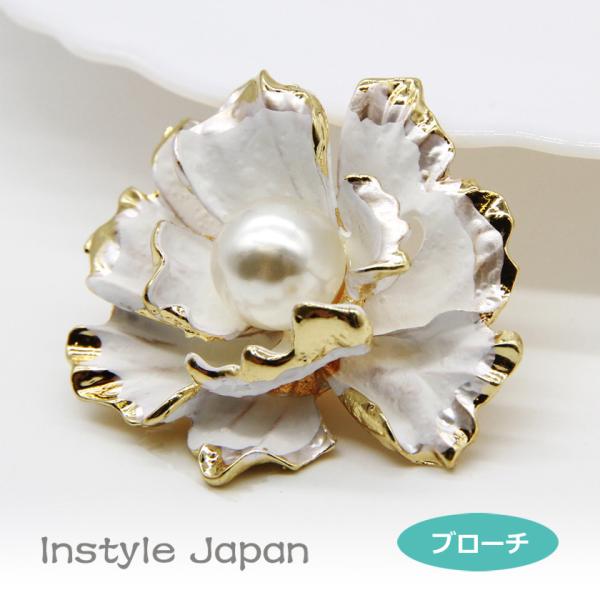 ブローチ 牡丹 ぼたん 華やかなフラワーブローチ プレゼント 母の日 卒業式 入学式 結婚式 ギフト