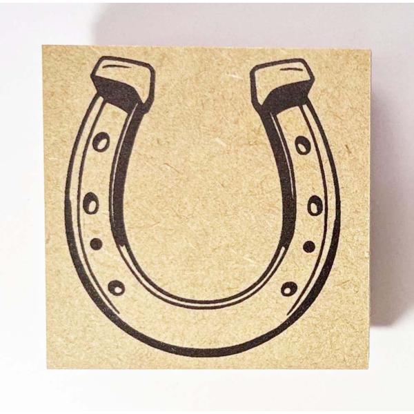 年賀スタンプ 「蹄鉄02」 ひづめ うま A05 : 印章こだわり屋 - 通販