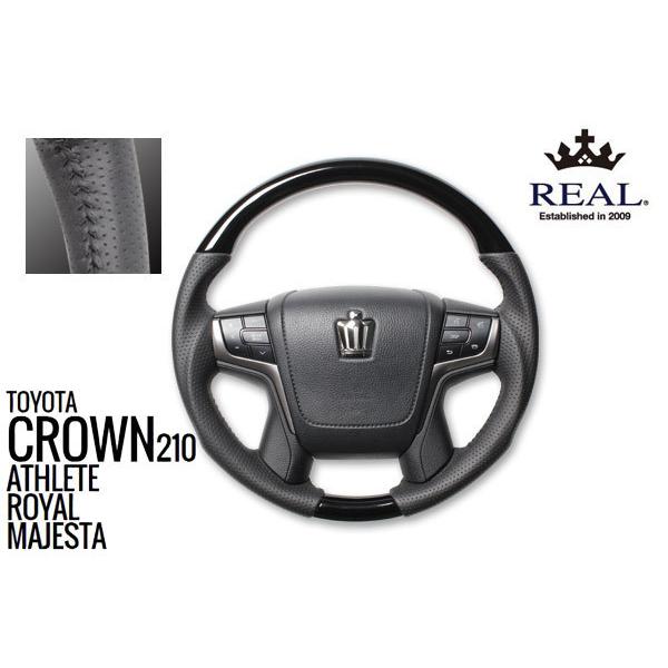 REAL-レアル 純正交換ステアリング クラウン アスリート（210系