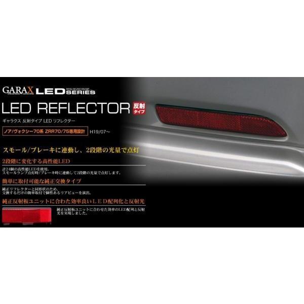 パーツ YAA SUN GARAX GARAX/反射タイプ LEDリフレクター 70系ヴォクシー ZRR70W(G