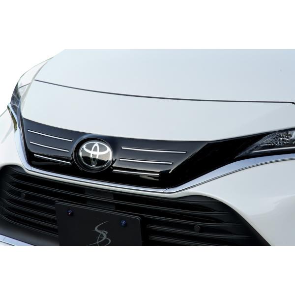 80ハリアー グリルカバー 新型ハリアー 80系 PHEV フロントグリルカバー マークレス 純正